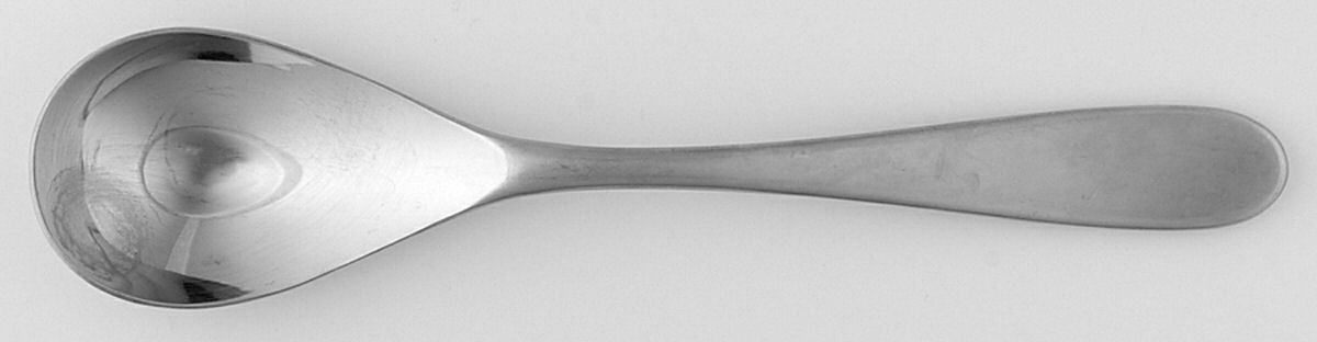 Comet Platinum (Stainless) Place/Oval Soup Spoon by Robert Welch-1