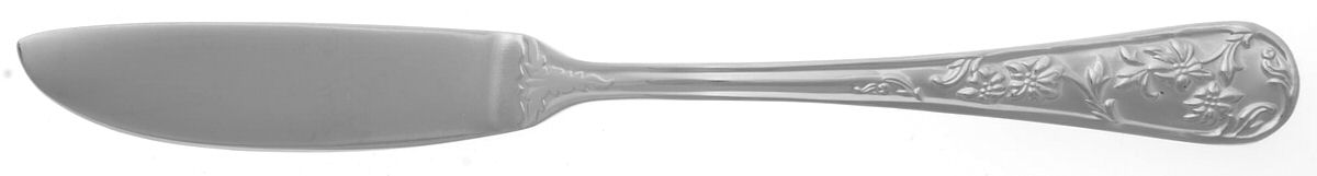 Queen's Garden (Stainless) Flat Handle Master Butter Knife by Reed & Barton-1