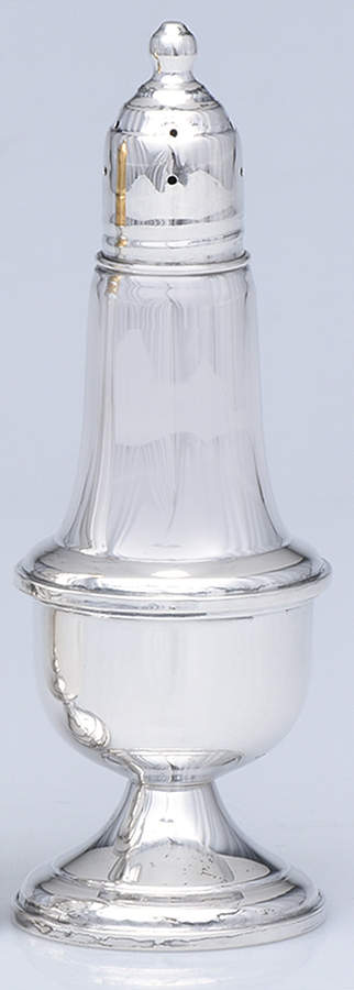 49 (Sterling, Hollowware) Weighted Pepper Shaker by Reed & Barton-1