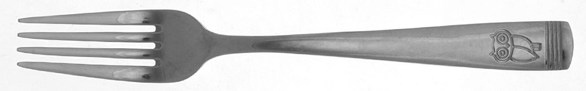 Little Hoot (Stainless) Individual Salad Fork by Rachael Ray-1