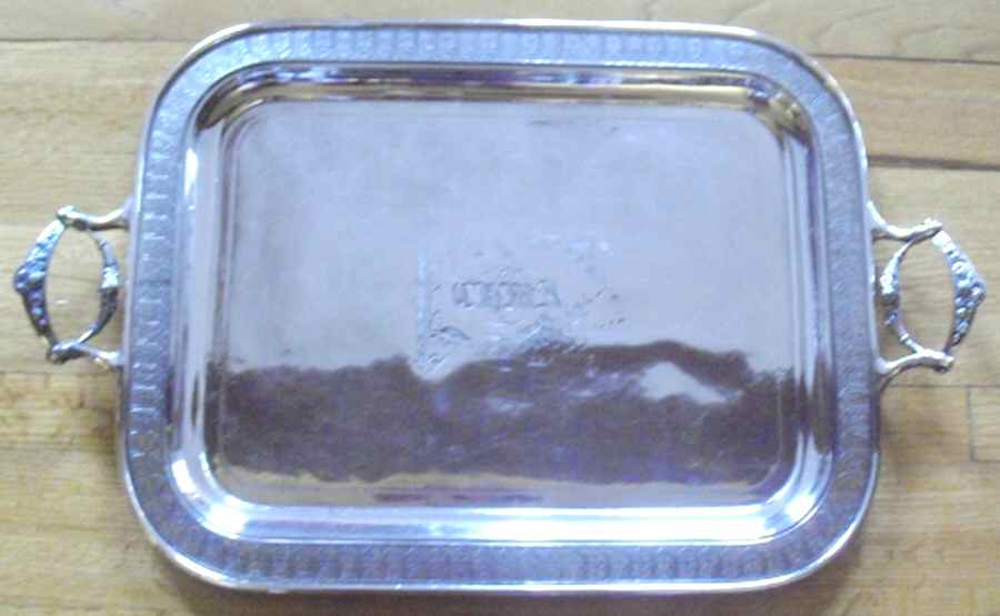 05072 (Silverplate, Hollowware) 28" Waiter Tray by Reed & Barton-1