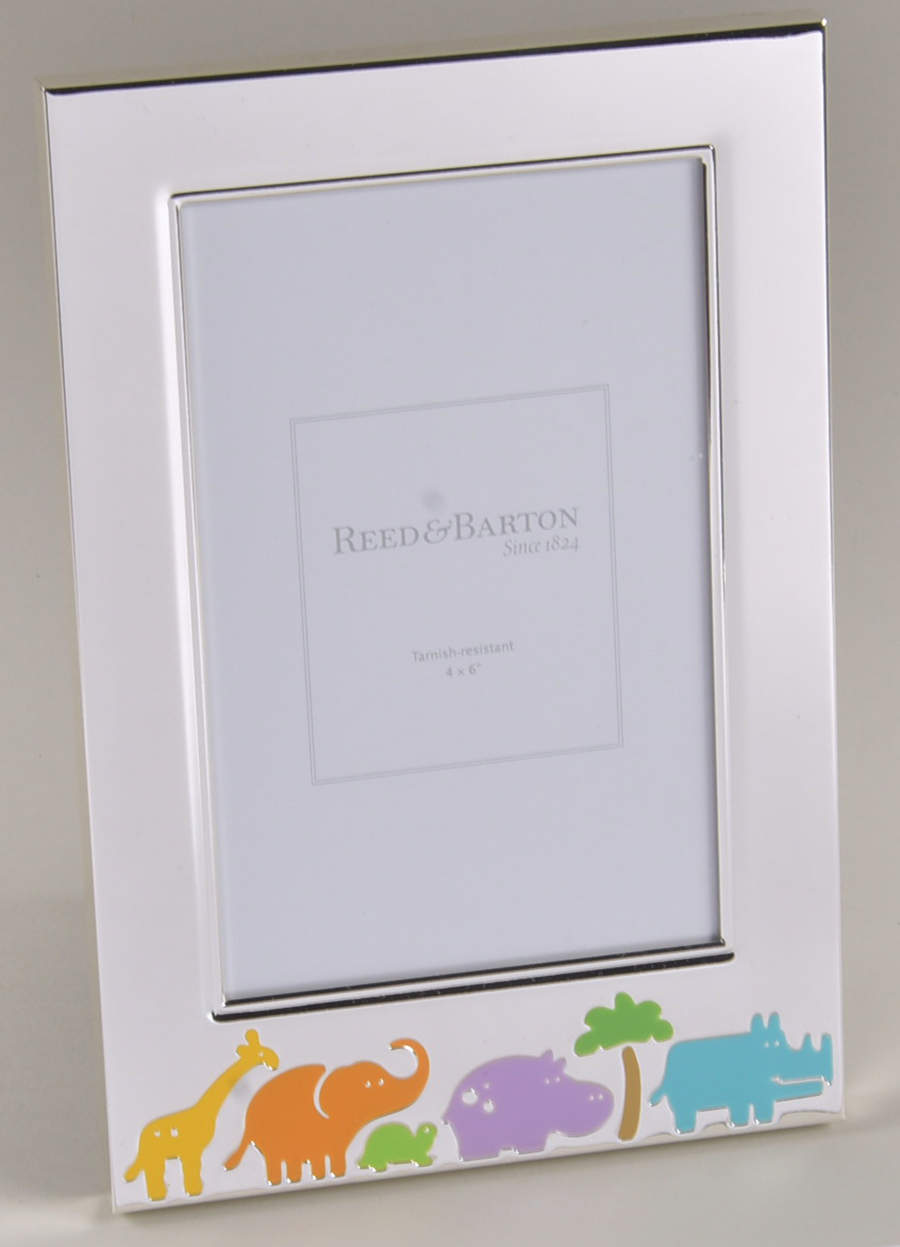 Jungle Parade (Silverplate, Hollowware) Frame-Holds 4" X 6" Picture by Reed & Barton-1