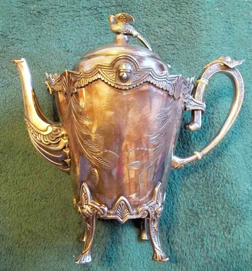 1880 (Silverplate, Hollowware) Teapot by Rogers Smith-1