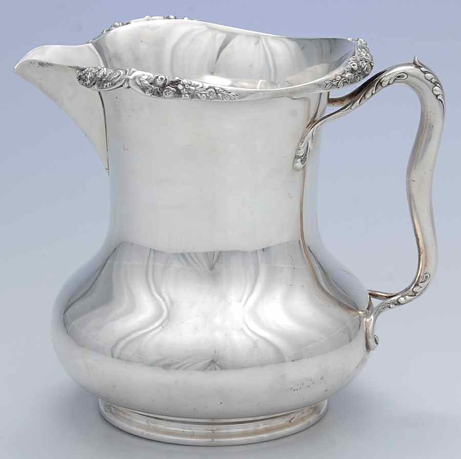 100 (Sterling, Hollowware) 80 Oz Water Pitcher by Reed & Barton-1