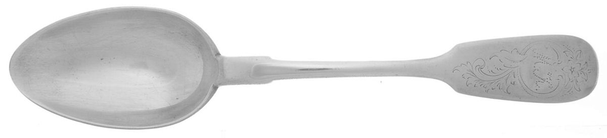 UNF1475 (STERLING) Tablespoon (Serving Spoon) by Unknown Mfg Silver-1