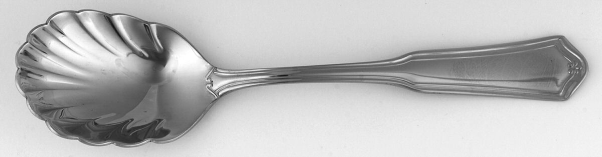 Templeton (Stainless) Sugar Shell Spoon by Reed & Barton-1
