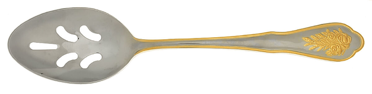 Old Country Roses (Stainless) Pierced Tablespoon (Serving Spoon) by Royal Albert-1