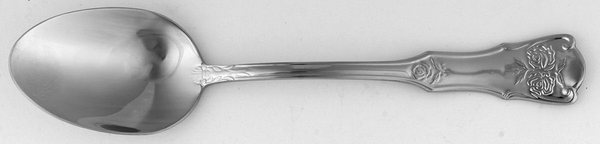 Old Country Roses (Stainless) Place/Oval Soup Spoon by Royal Albert-1