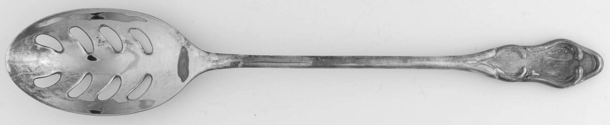 RLM12 (Silverplate) Solid Pierced Casserole Spoon by Royal Limited-1