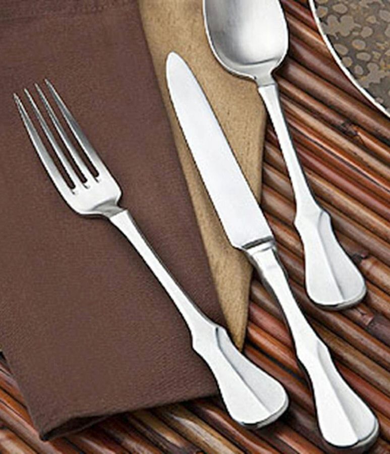 Violino Satin (Stainless) Fork by Ricci (Argentieri)-1