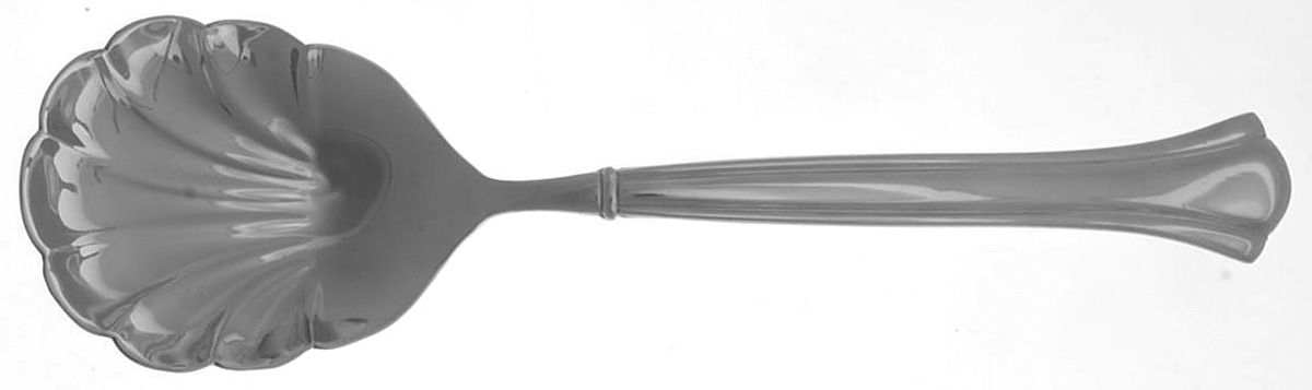 Endicott (Stainless) Solid Shell Casserole Spoon by Reed & Barton-1