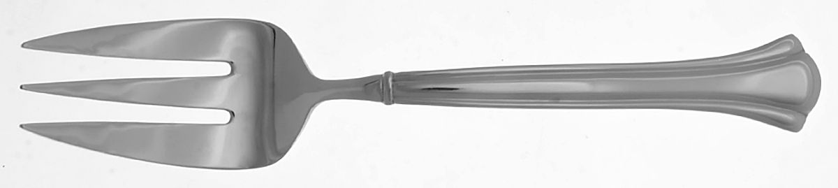 Endicott (Stainless) Medium Solid Cold Meat Serving Fork by Reed & Barton-1