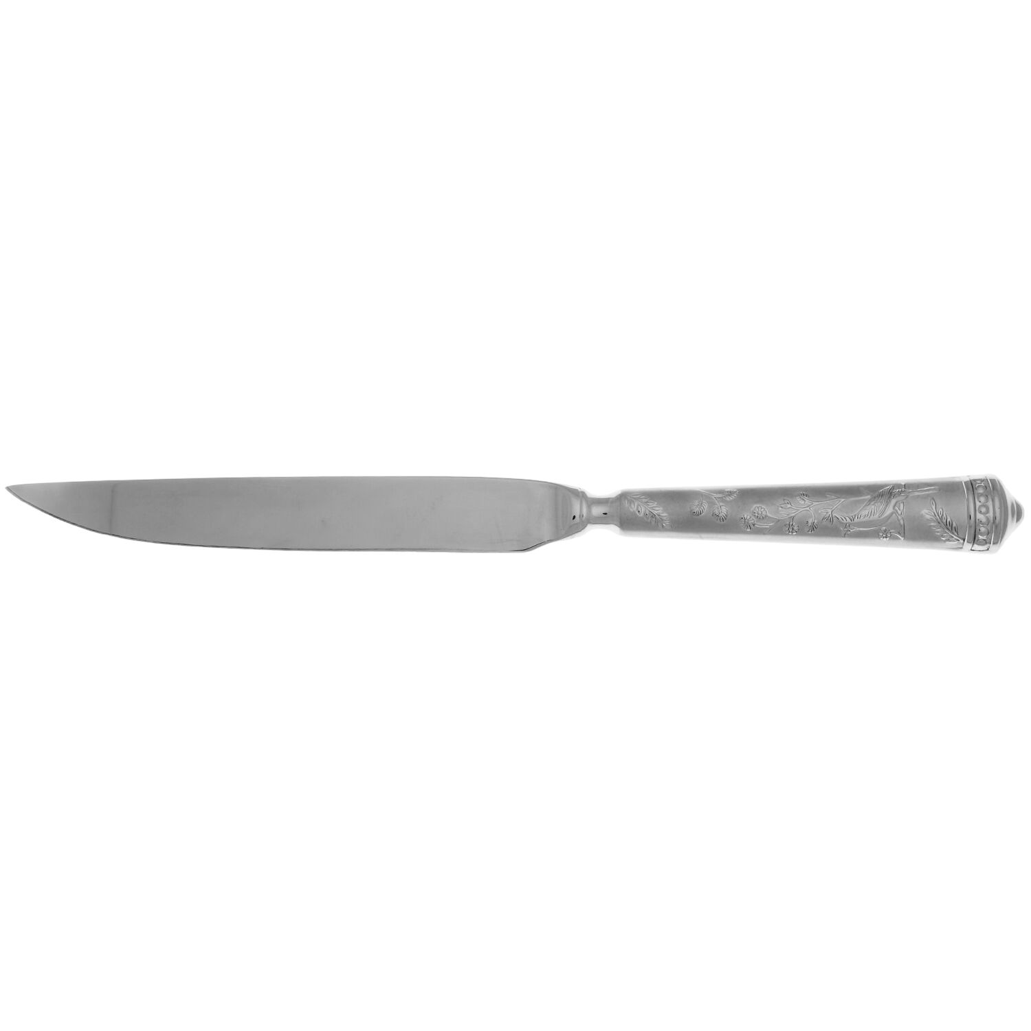Audubon's Bird of Paradise (Stainless) Steak Knife Individual Solid No Serrate HC by Ricci (Argentieri)-1