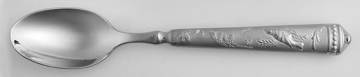 Audubon's Bird of Paradise (Stainless) Teaspoon by Ricci (Argentieri)-1