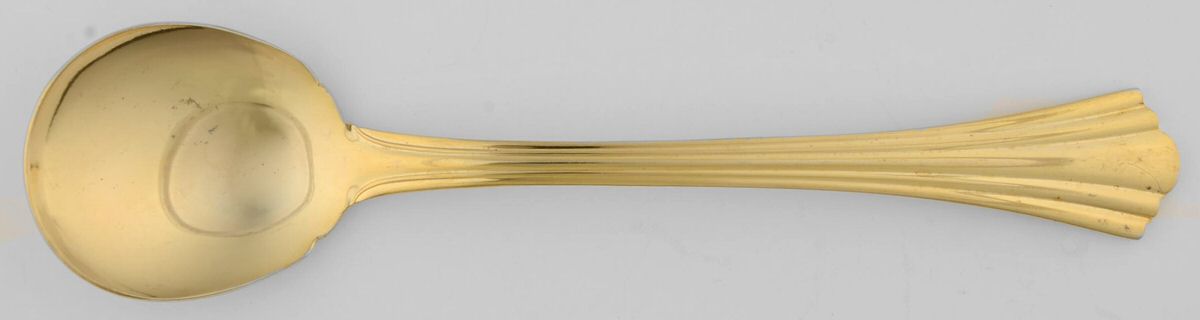 RGL24 (Gold Electroplate) Sugar Spoon by Royal Gallery-1