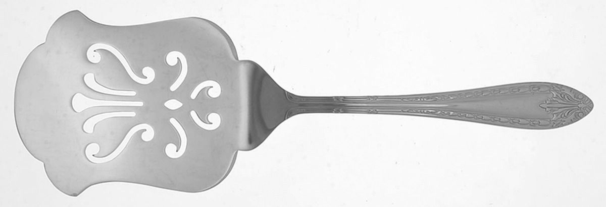 Marie Antoinette (Stainless) Solid Asparagus Server by Reed & Barton-1