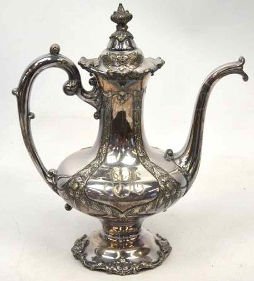 88 (Silverplate, Hollowware) Silverplate Coffee Pot by Reed & Barton-1
