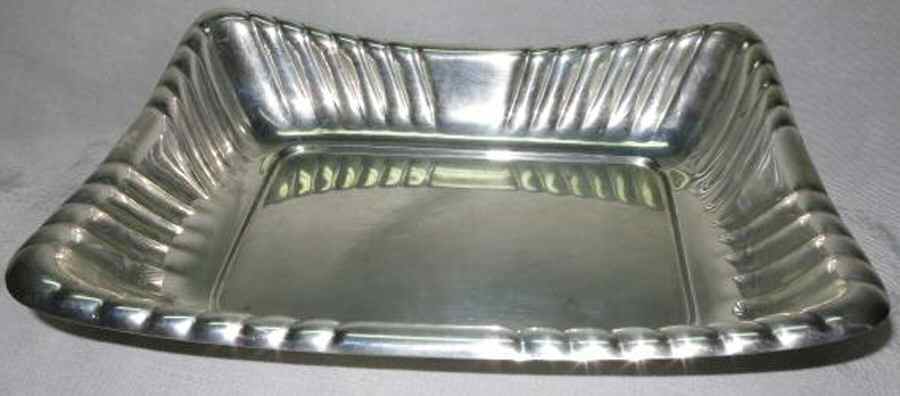 X303 (Sterling, Hollowware) 11" Square Tray by Reed & Barton-1