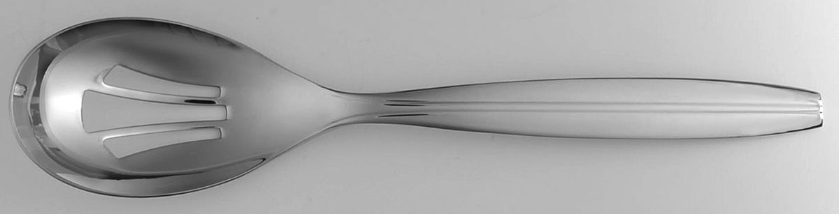 Merlot (Stainless) Pierced Tablespoon (Serving Spoon) by Reed & Barton-1