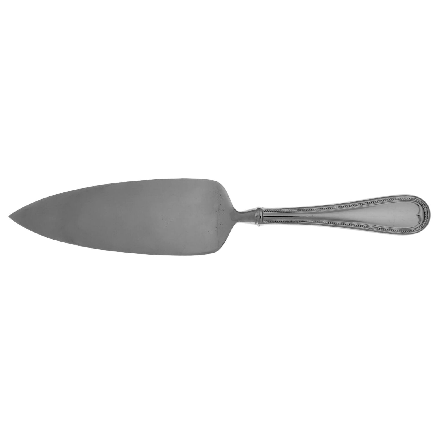 Elegant Bead-Hamilton-English Gentry (Stainless) Pie Server with Serrated Stainless Blade HC by Reed & Barton-1