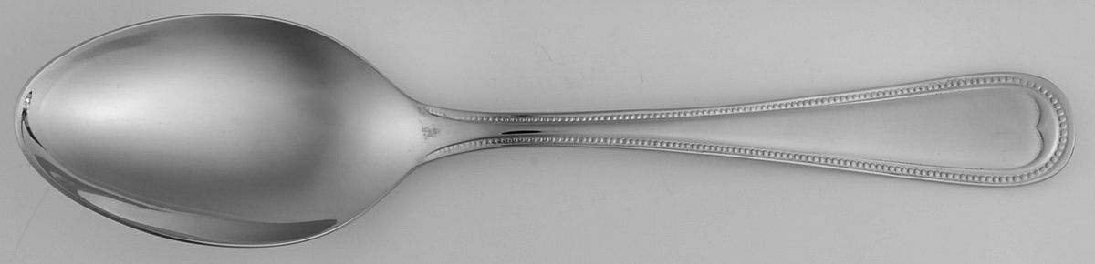 Elegant Bead-Hamilton-English Gentry (Stainless) Tablespoon (Serving Spoon) by Reed & Barton-1
