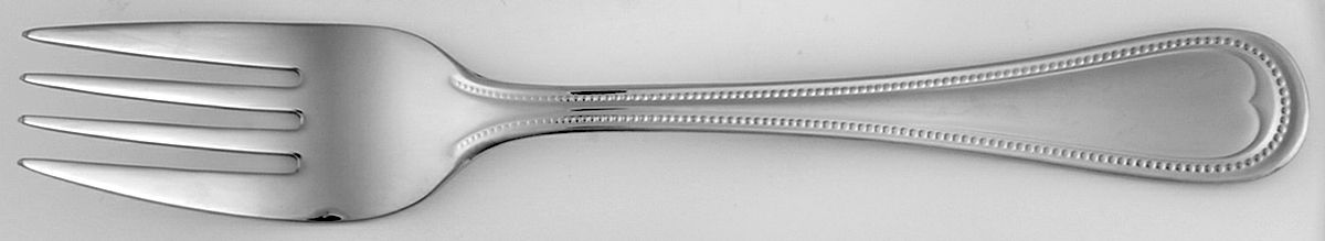 Elegant Bead-Hamilton-English Gentry (Stainless) Individual Salad Fork by Reed & Barton-1