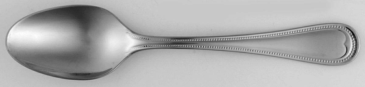 Elegant Bead-Hamilton-English Gentry (Stainless) Place/Oval Soup Spoon by Reed & Barton-1