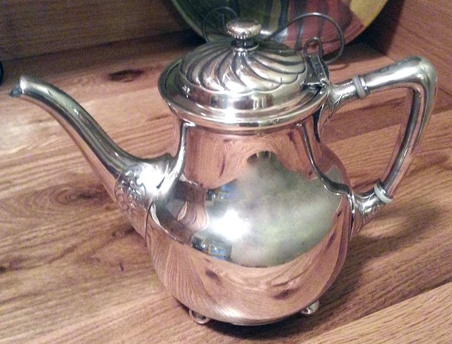 3181 (Silverplate, Hollowware) Silverplate Coffee Pot by Reed & Barton-1