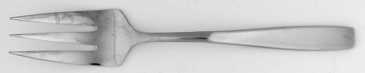 RTR42 (Stainless) Medium Solid Cold Meat Serving Fork by Retroneu-1