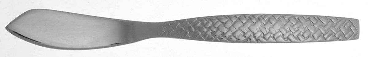 Weave (Stainless) Flat Handle Master Butter Knife by Reed & Barton-1