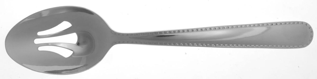 Stitch (Stainless) Pierced Tablespoon (Serving Spoon) by Reed & Barton-1
