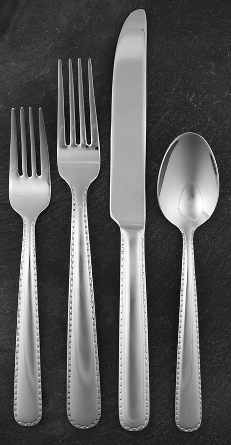 Stitch (Stainless) 4 Piece Place Setting by Reed & Barton-1