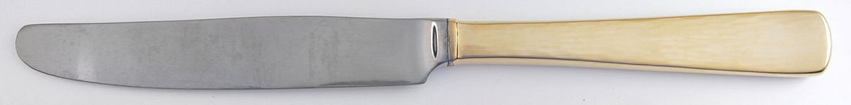Echo Gold (Gold Electroplate) New French Hollow Knife by Reed & Barton-1