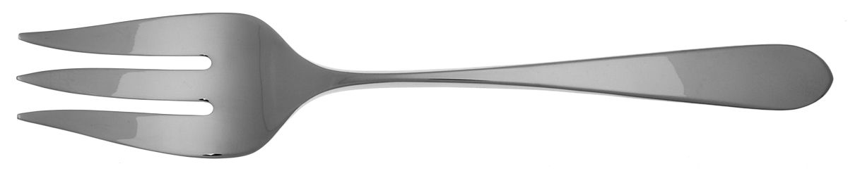 Soho (Stainless) Medium Solid Cold Meat Serving Fork by Reed & Barton-1