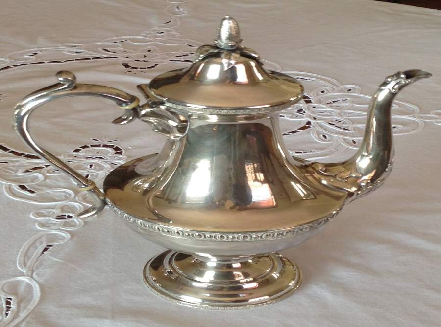 RXM7 (Silverplate, Hollowware) Teapot by Rogers Smith-1