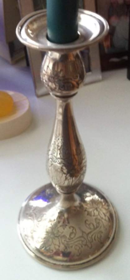 5477 (Sterling, Hollowware) 10" Candlestick by Redlich-1
