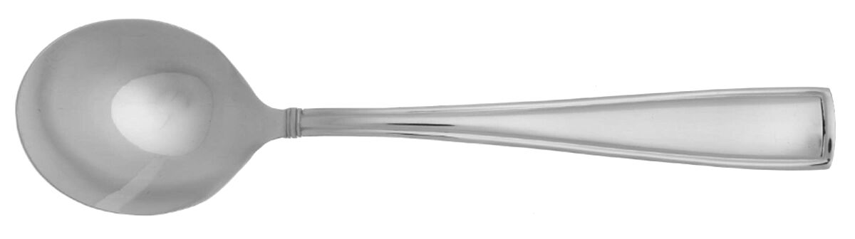 Benson (Stainless) Round Bowl Soup Spoon (Cream Soup) HC by Reed & Barton-1