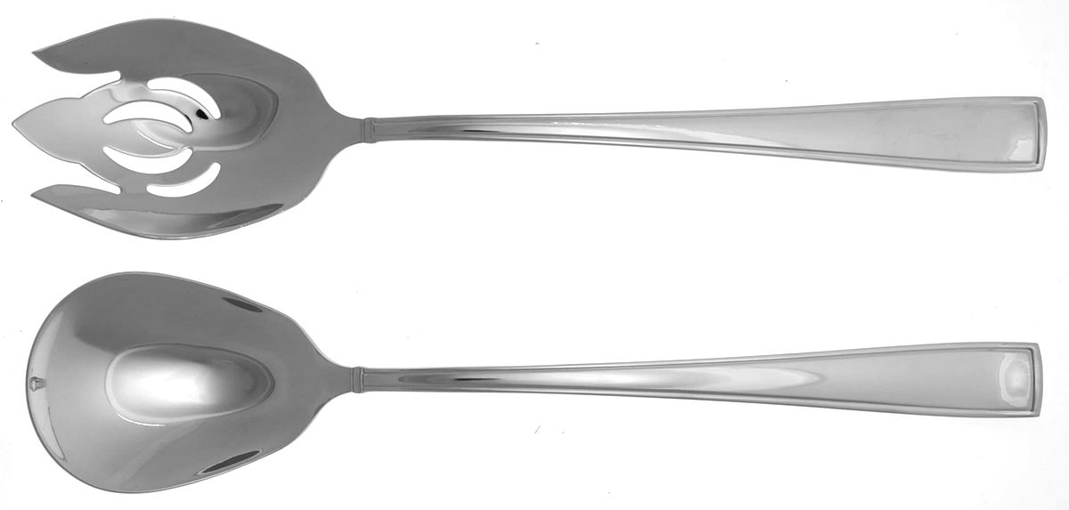 Benson (Stainless) Solid Oversized Serving Salad Set by Reed & Barton-1