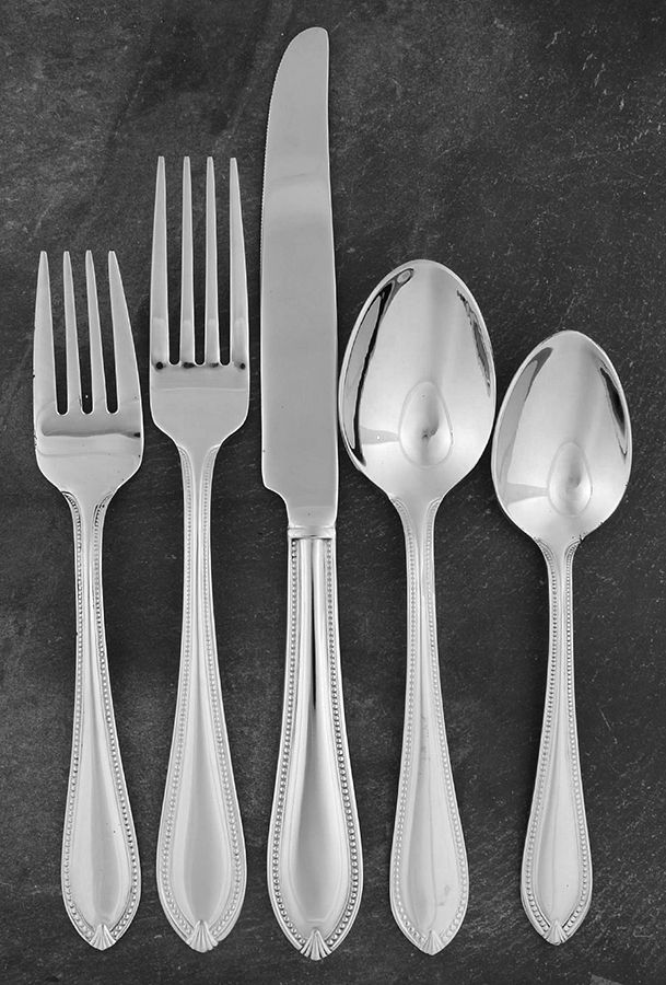 Whitley (Stainless) 5 Piece Place Setting by Reed & Barton-1