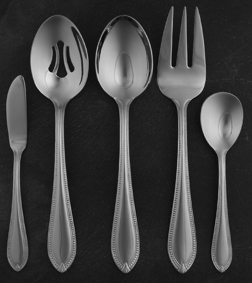 Whitley (Stainless) 5 Piece Hostess Set by Reed & Barton-1