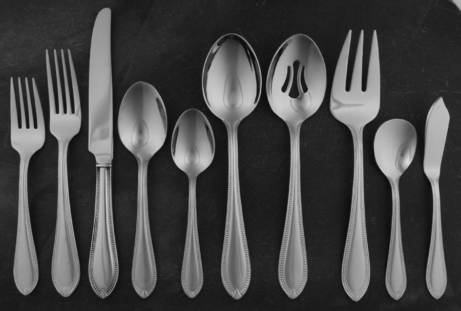 Whitley (Stainless) 45 Piece Starter Set by Reed & Barton-1