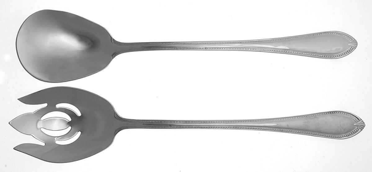Whitley (Stainless) Solid Oversized Serving Salad Set by Reed & Barton-1
