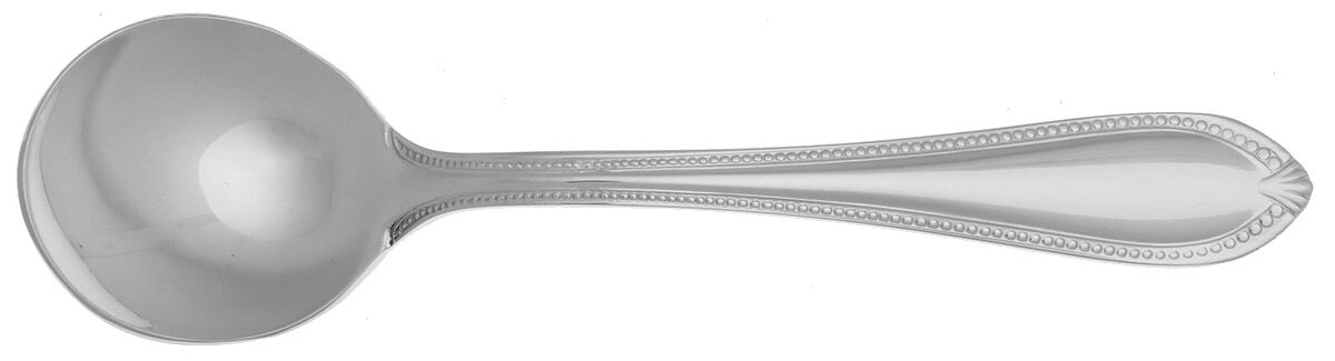 Whitley (Stainless) Round Bowl Soup Spoon (Cream Soup) HC by Reed & Barton-1