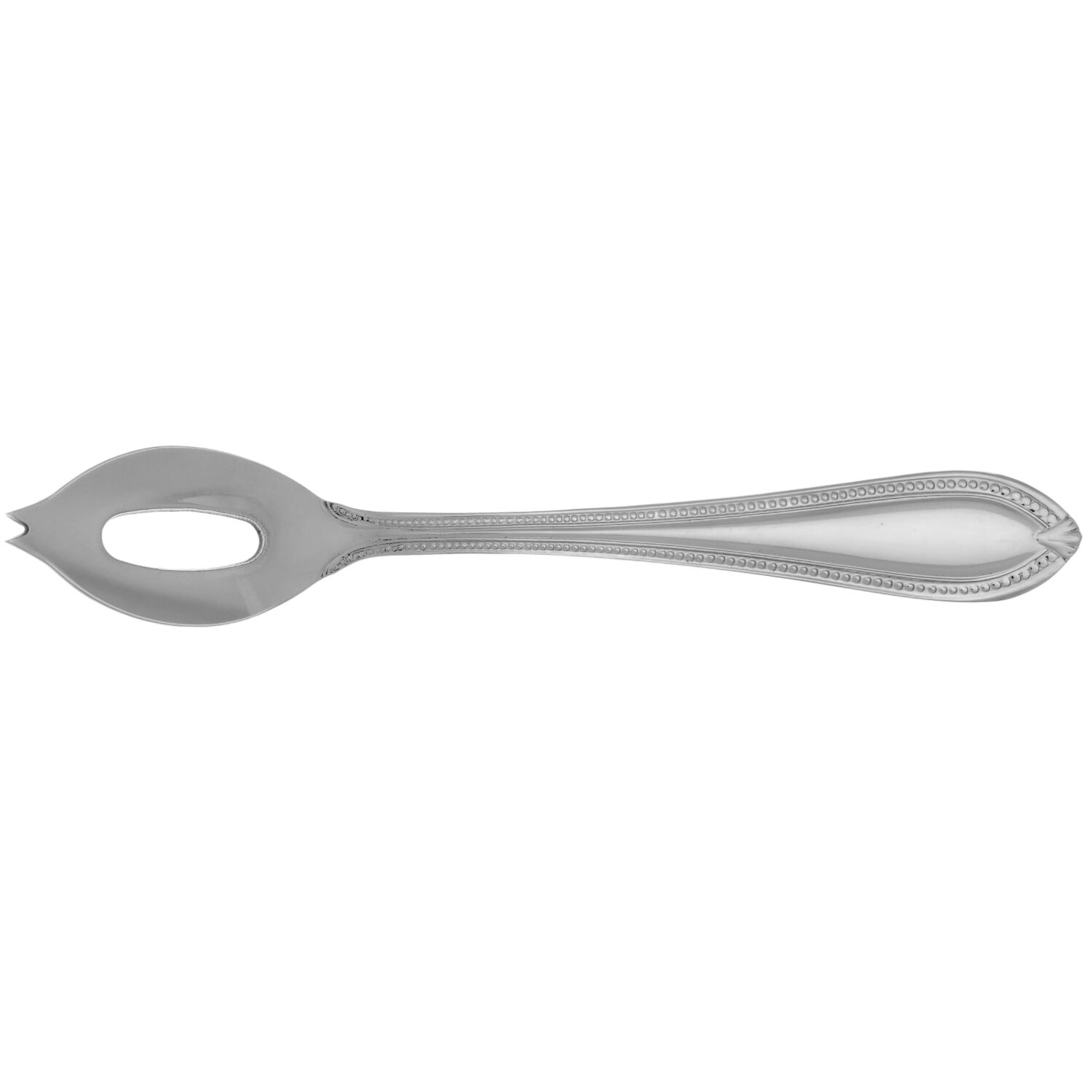 Whitley (Stainless) Olive Spoon Short with Pierced Bowl HC by Reed & Barton-1