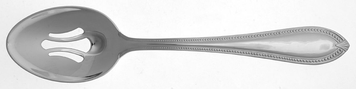 Whitley (Stainless) Pierced Tablespoon (Serving Spoon) by Reed & Barton-1