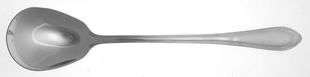 Whitley (Stainless) Oversize Solid Salad Serving Spoon by Reed & Barton-1