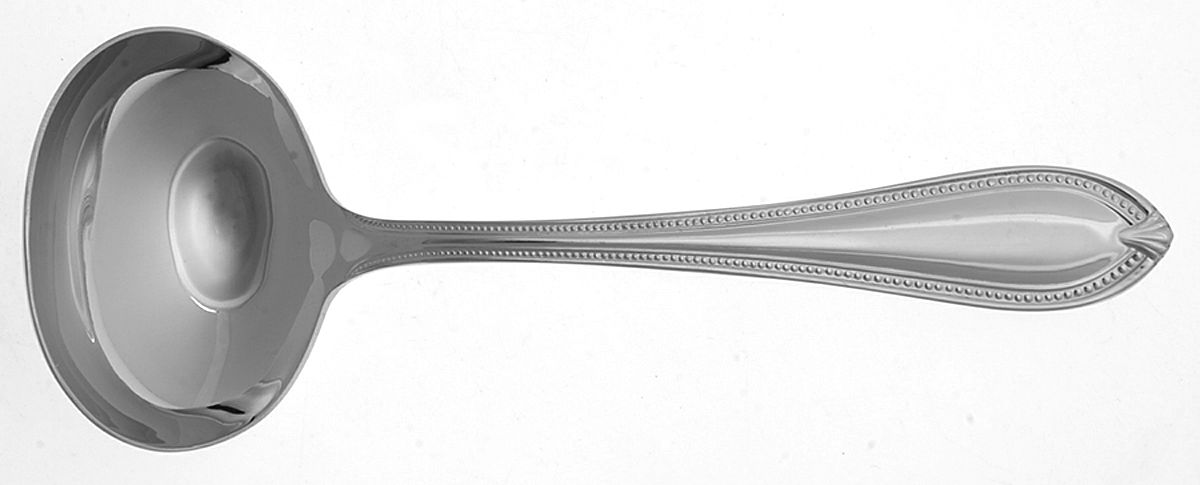 Whitley (Stainless) Solid Gravy Ladle by Reed & Barton-1