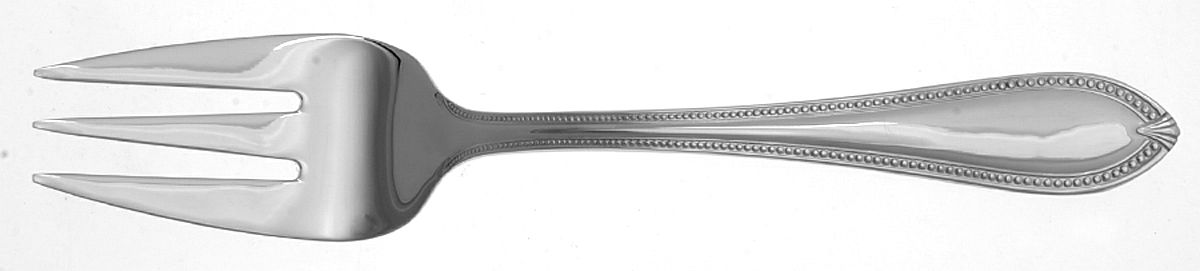 Whitley (Stainless) Large Solid Cold Meat Serving Fork by Reed & Barton-1