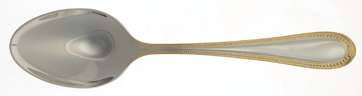 Kendrick Gold (Stainless) Tablespoon (Serving Spoon) by Reed & Barton-1