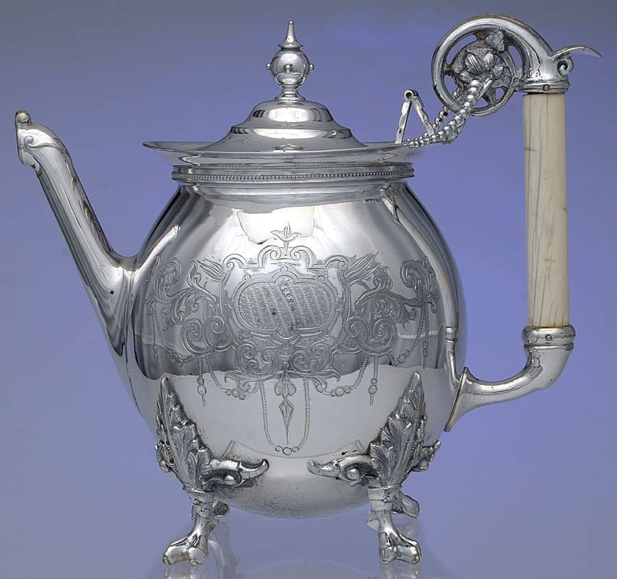 1620 (Silverplate, Hollowware) Teapot by Rogers Smith-1